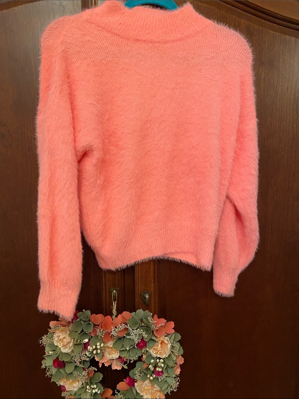 Pink Sweater size S/M NWOT light pink/80s/90s/soft/comfy/Barbiecore Valentines